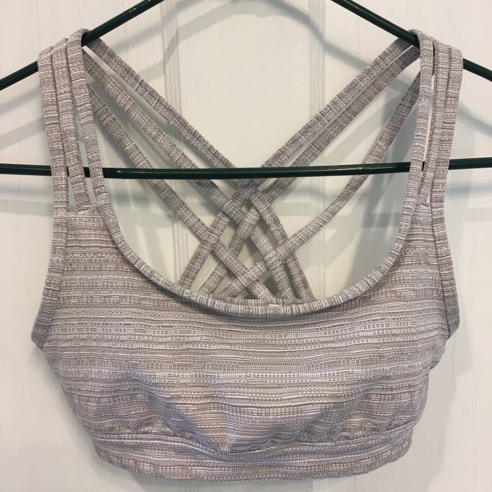 ATHLETA sports bra strappy back